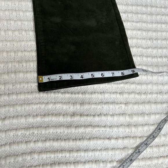 KUT From the Kloth Karen baby bootcut size 10 dark green soft corduroy pant. - Picture 7 of 8